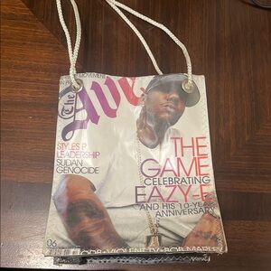 G-Unit Magazine Cover Tote with Bold Graphics
